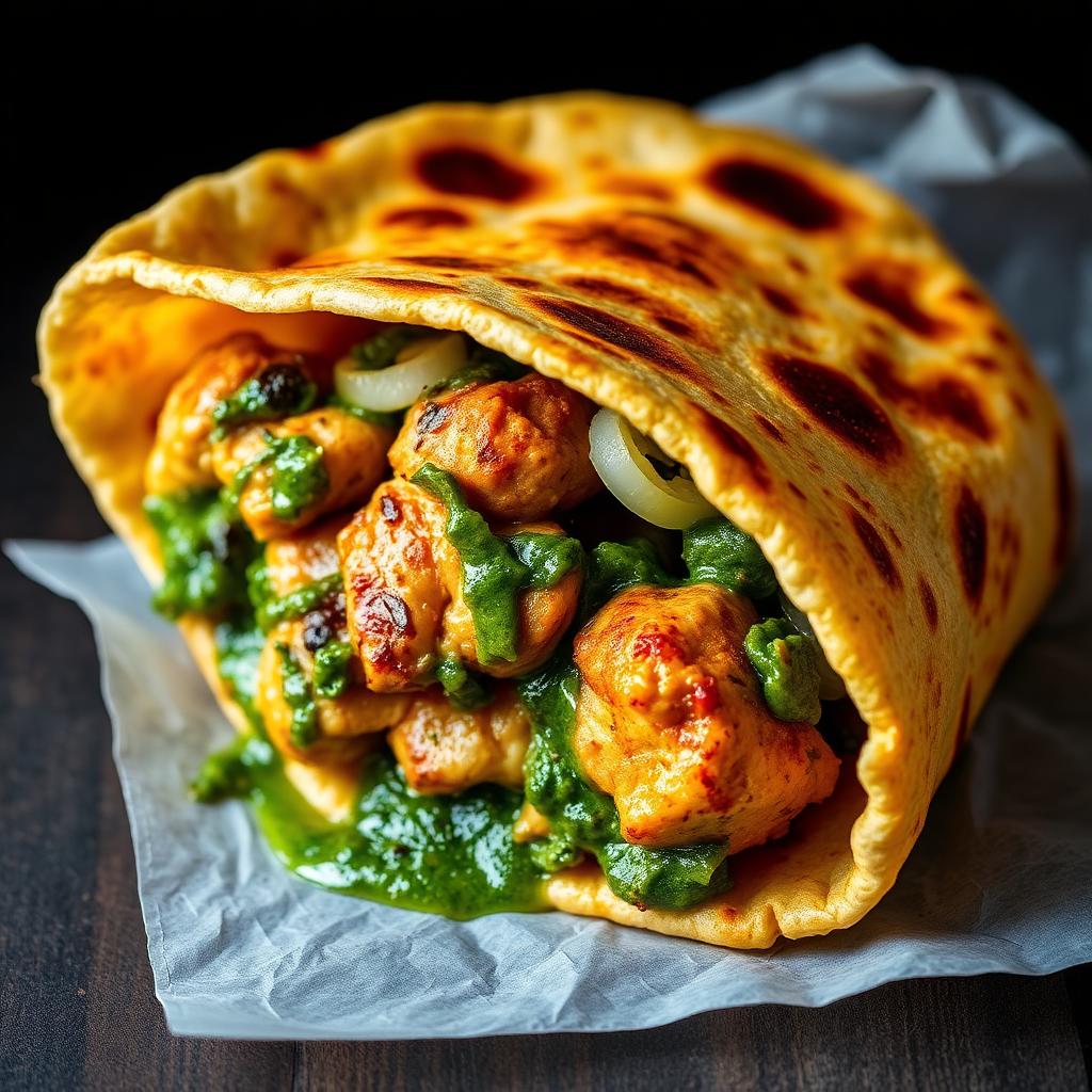 Chicken Paratha Roll