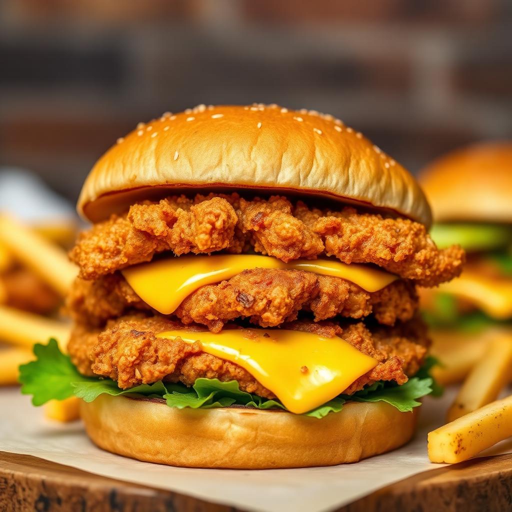 Double Zinger Burger