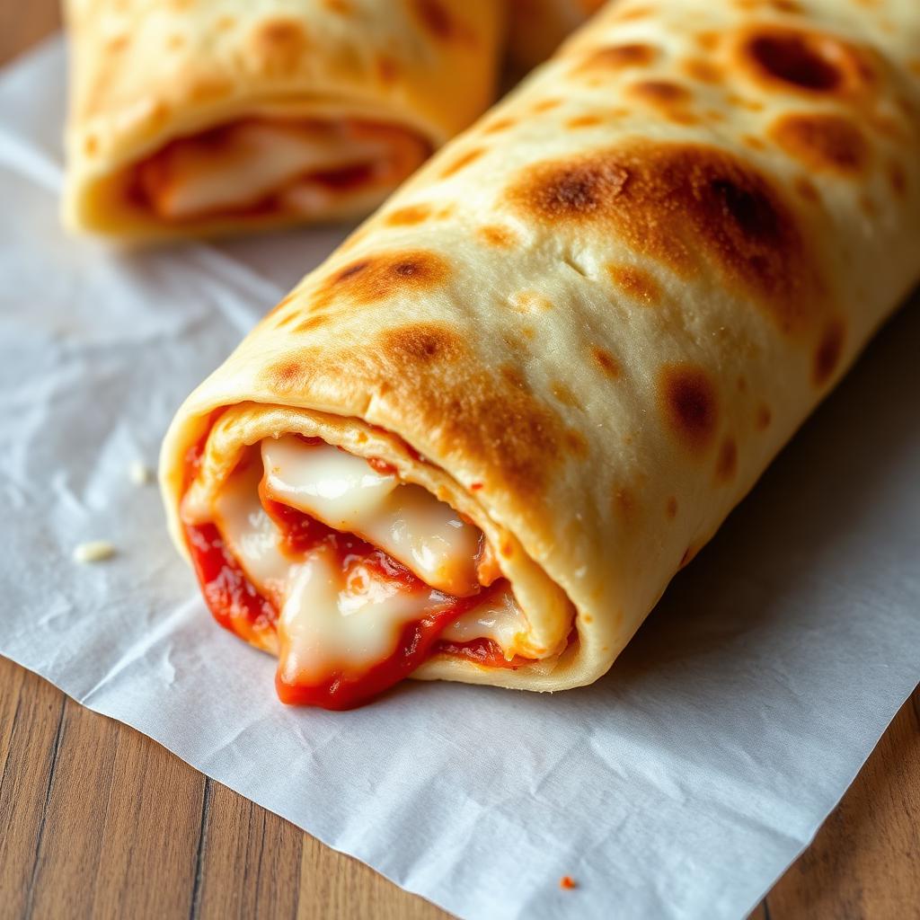 Pizza Paratha Roll