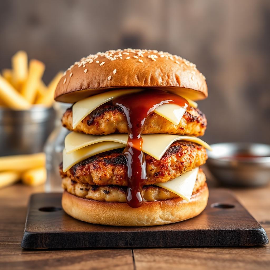 Twin Burger (Double Patty)